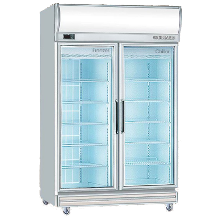 DUAL DISPLAY CHILLER / FREEZER