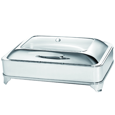 Economic Oblong Chafing Dish - Glass Lid